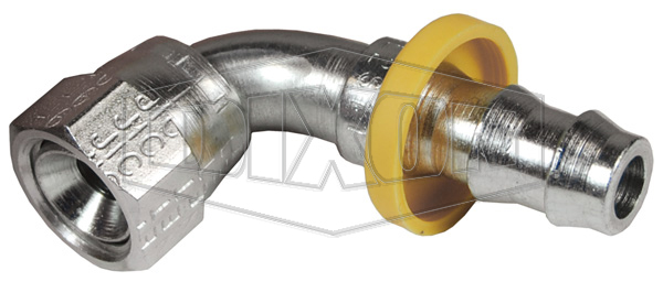 Female 37°JIC Swivel x Push-on 90° Elbow